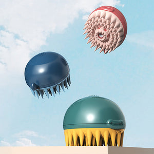 Transform Bath Time with the Pet Refillable Puffer Bath Gel Brush